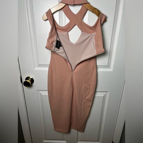 Nookie Hollywood Midi Dress In Blush M - Picture 7 of 9